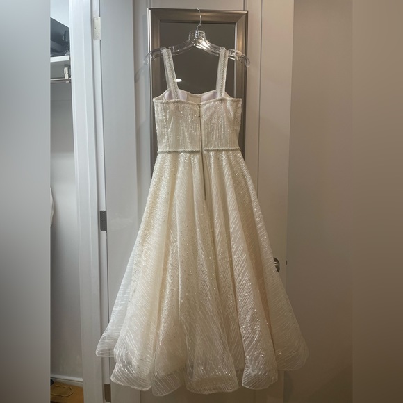 Bronx & Banco Mademoiselle Bridal MIDI Dress Size L - Picture 6 of 9